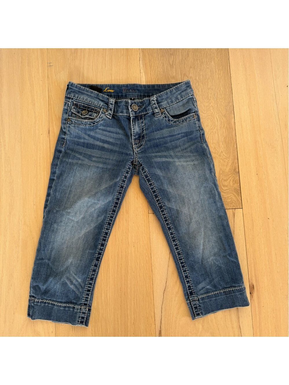 Kut from the Kloth Kate Lowrise Crop Capris So Low Size 0